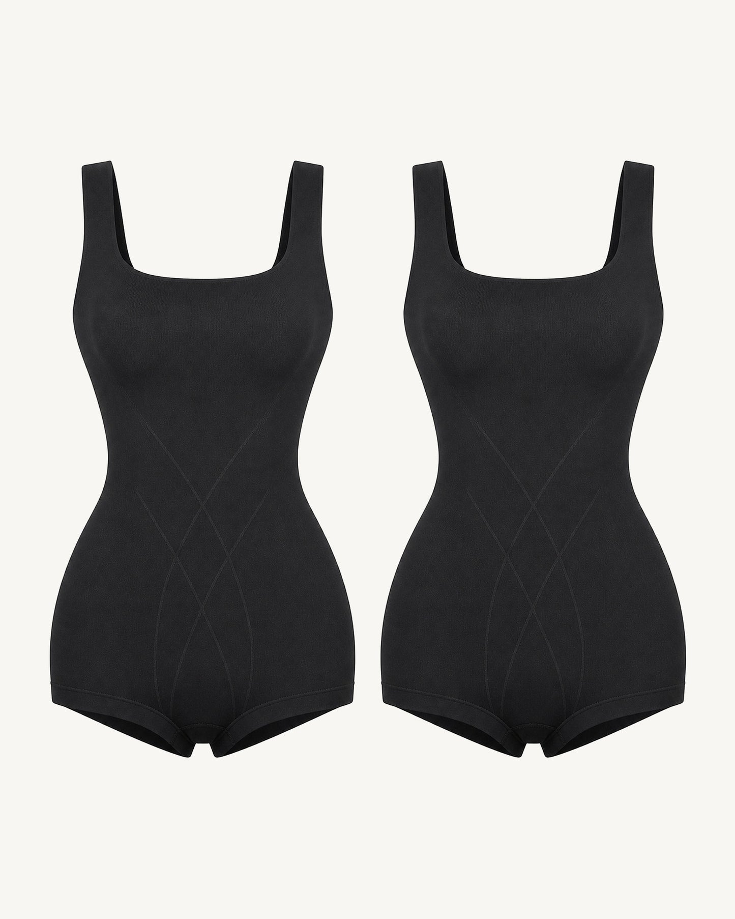 WEUP3D Built-In Bra Sculpt Bodysuit Black + Black 2-Pack product image