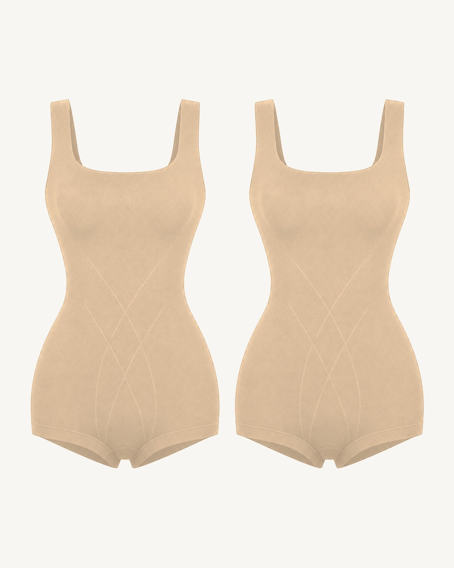WEUP3D Built-In Bra Sculpt Bodysuit Nude + Nude 2-Pack product image