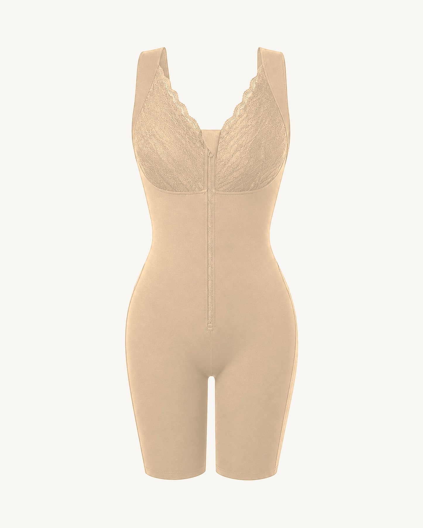 WEUP3D Lace Trim Sculpting Bodysuit Nude product image