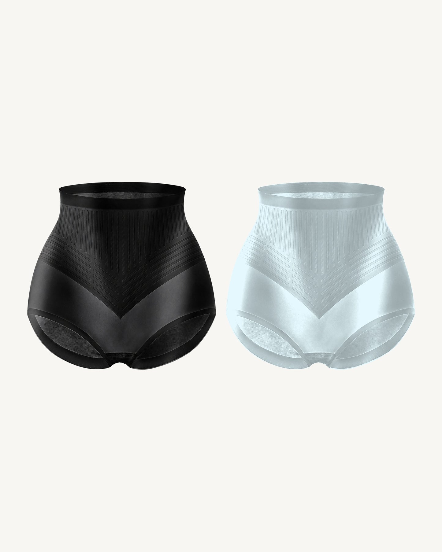 WEUP3D No-Show Control Brief Black + Ice Blue 2-Pack product image