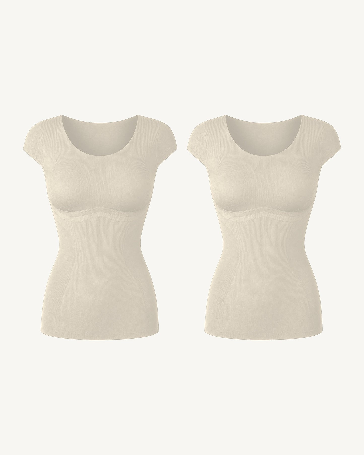 WEUP3D Cooling Sculpt Tank Top Ivory + Ivory 2-Pack product image