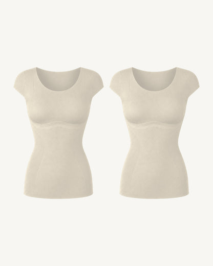 WEUP3D Cooling Sculpt Tank Top Ivory + Ivory 2-Pack product image
