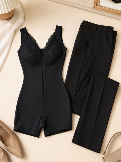 WEUP3D Lace Trim Sculpting Bodysuit dressing function context - full-media-approved-2026-06-02